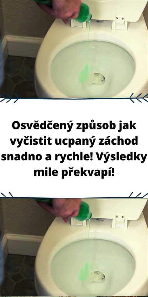 Jak na ucpaný záchod